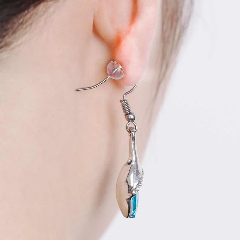 YAKRUNA 6 Pairs Sterling Silver Silicone Earring Backs for Studs,