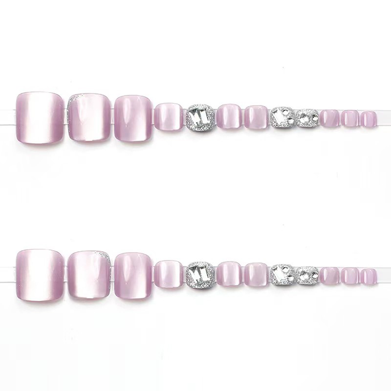 Nail Tips, 24 Pieces, Thumb Nail Seal, Foot False Nails,