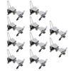 10pcs Metal Clip Stainless Steel Separation Clips Portable Stable Art