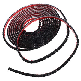 Cinta adhesiva negra resistente, 5,1 cm por 27,4 m, cinta adhesiva de grado profesional, no reflectante, sin residuos, rasgadura manual, autoadhesiva,
