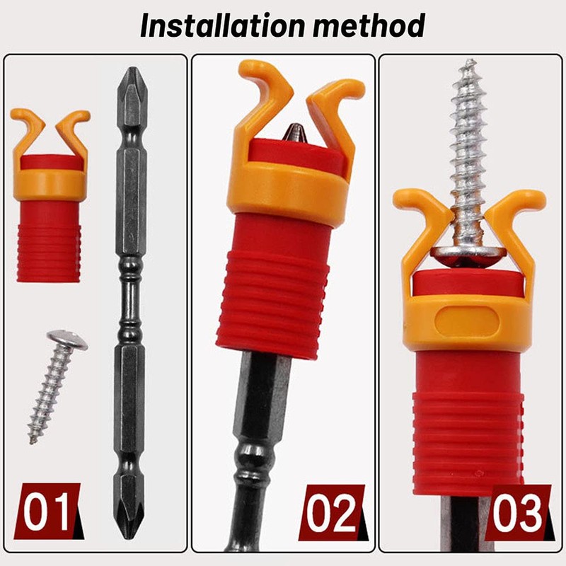3Pcs Universal Screw Fixing Set Clamper Screw Holder for 6-8