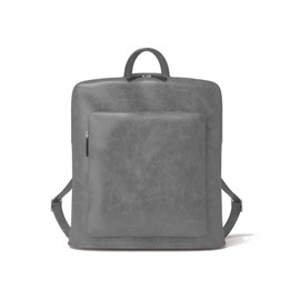 Kmisso Elegant Women's Vegan Faux Leather Backpack 30605, gray