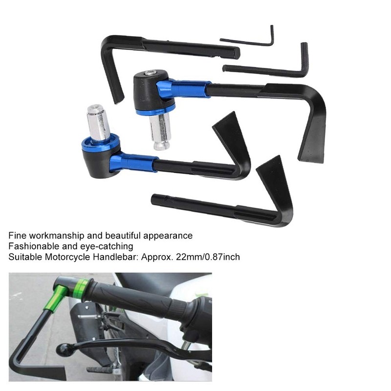 Brake Lever Guard, Akozon CNC Motorbike Handgrip Guard Brake Levers
