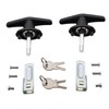 evan T-Handle Lock for Truck Cap Truck Canopy Camper Shell,