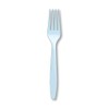 Creative Converting Touch of Color Plastic Forks, 7", Pastel Blue