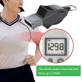 Joyeee Soccer Football Referee kit, Including Referee Whistles Red Yellow Cards Pressure Gauge Decision Coins and Black Zipper Carrying Bag, Referee Accessories for School Family Sports Soccer Game