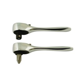 Laser 5822 Micro Ratchet Set 1/4"D 2pc