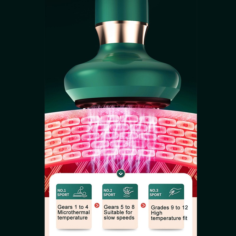 Electronic Cupping Set LED Display Bian Stone 6 Gears Rechargeable