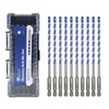 10 Pack 3/16 inch Concrete Drill Bit Set,Masonry Drill Bit