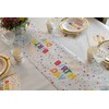 Happy Birthday Table Runner Colourful 30 cm x 5 m
