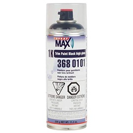 Spray max 3680101 1k Trim Paint Gloss Black