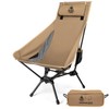 OneTigris Tigerblade High Back Camping Chair with Pillow Design, Comfortable