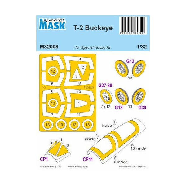 CMK 1/32 CMK T-2 Buckeye Trainer Paint MASK