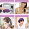 Deep Conditioning Microwavable Heat Cap for Steaming Hair Styling and