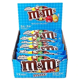 Mars Japan M&M'S Crispy Single 1.5 oz (42 g) x 12 Bags