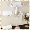AHANDMAKER 4 Sets Universal Hair Dryer Holder, Wall Mount Hair