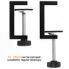 QWORK® Adjustable G Clamps, Small G Clamps, Universal Bar Clamps,