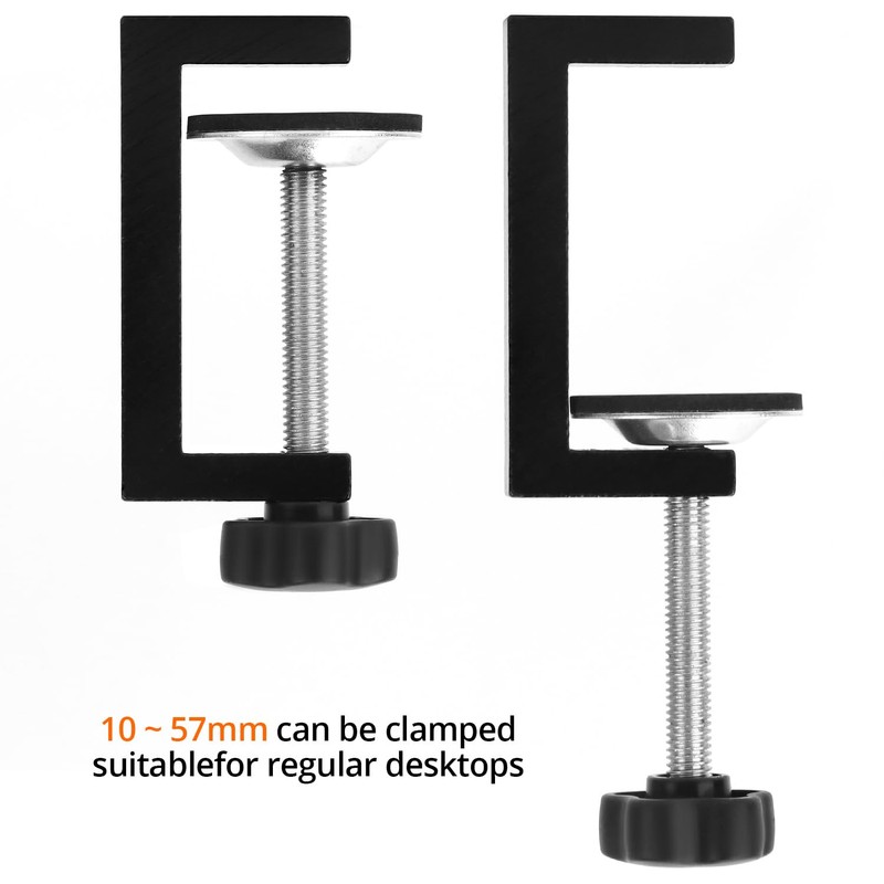 QWORK® Adjustable G Clamps, Small G Clamps, Universal Bar Clamps,