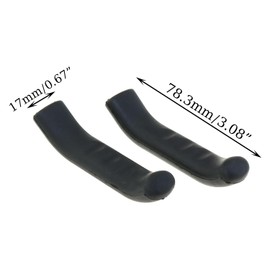 DGZZI 2 Pairs MTB Bicycle Brake Handle Protection Stop Slip Covers Black Silicone Grip Protector Cycling Component