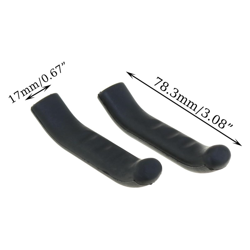 DGZZI 2 Pairs MTB Bicycle Brake Handle Protection Stop Slip