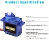 DIANN 6pcs SG90 9G Micro Servo Motor Kit for RC