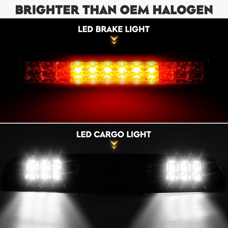 Cenfeild LED Tail Lights Assembly + 3rd Third Brake Cargo
