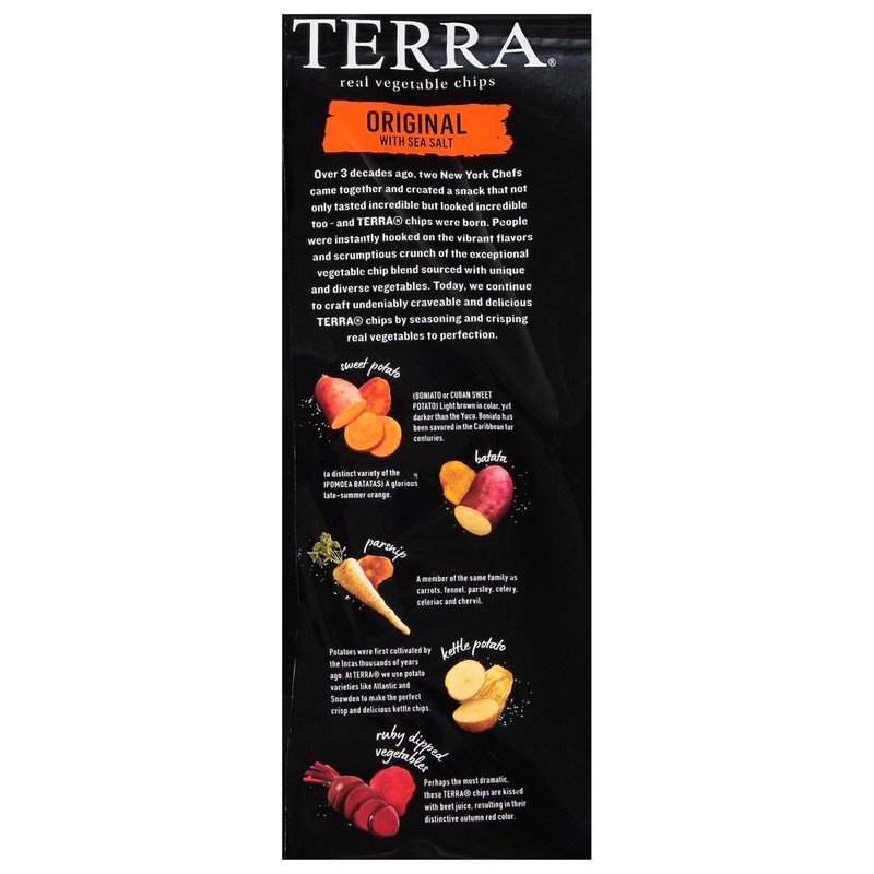 Terra Original Sea Salt Real Vegetable Chips 1.5 oz (Pack