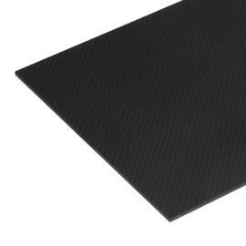 QUARKZMAN Carbon Fibre Board 240 x 240 x 1.5 mm Matte Surface Pultruded Flat Carbon Fibre Board Twill Fabric Panel for Kite RC Plane Pack of 1