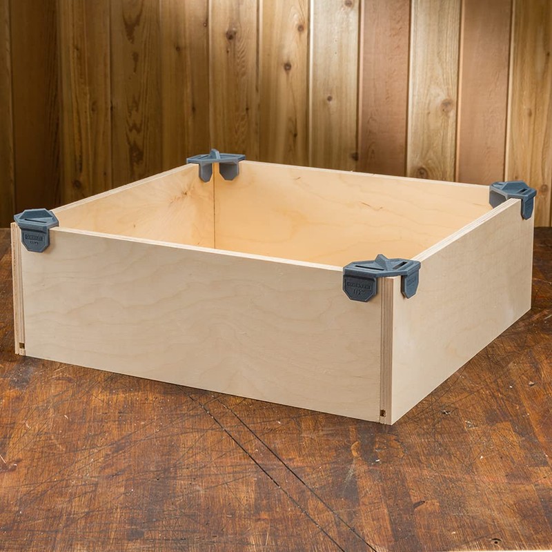 1/2'' Rockler Clamp It Clips (4 Pack, Dark Gray) -