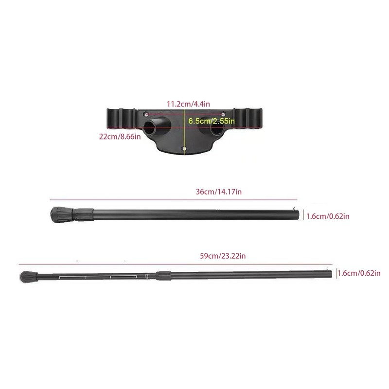 Aramox Folding Table Legs Aluminum Alloy Furniture Legs Replacement for