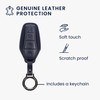 kwmobile Leather Key Cover Compatible with BYD Atto 3 /