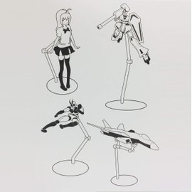 Obitsu Doll Multi Stand, Clear
