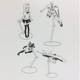 Obitsu Doll Multi Stand, Clear