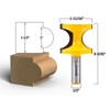 YONICO 13118 1-Inch Bead Bullnose Router Bit 1/2-Inch Shank