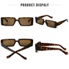 SORVINO Gafas de sol rectangulares vintage para mujer, estilo retro,
