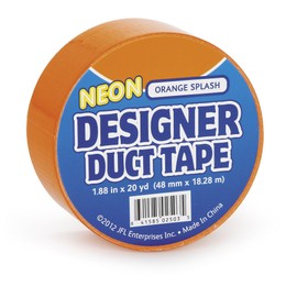 Just For Laughs JFL2503 Duct Tape, 20-Yard, Neon Splash Orange