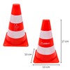 alldoro 60090 Set of 4 Traffic Cones - Traffic Cones