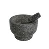 IMUSA 6.5" Traditional Heavy Duty Polished Granite Molcajete for Fresh