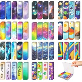 48 Pieces Unique Sensory Stickers for Anxiety Relief Items - Sensory Strips 