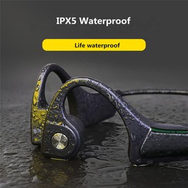 ESSONIO Bone Conduction Headphones Open Ear Headphones IPX5 Level Waterproof Wireless Bluetooth Audio with Built-in Mic 8 Hours of Music & Calls For Business Video Conferencing (SILVER)…