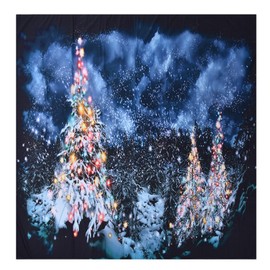 Christmas Tapestry Polyester Fiber Wall Hanging Tapestry Christmas Decoration Tapestry for Bedroom200x150 cm / 78.7x59.1 in