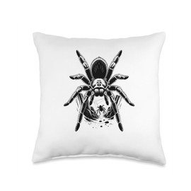 Pastel Paint Art Tarantula Spider Tarantulas Throw Pillow