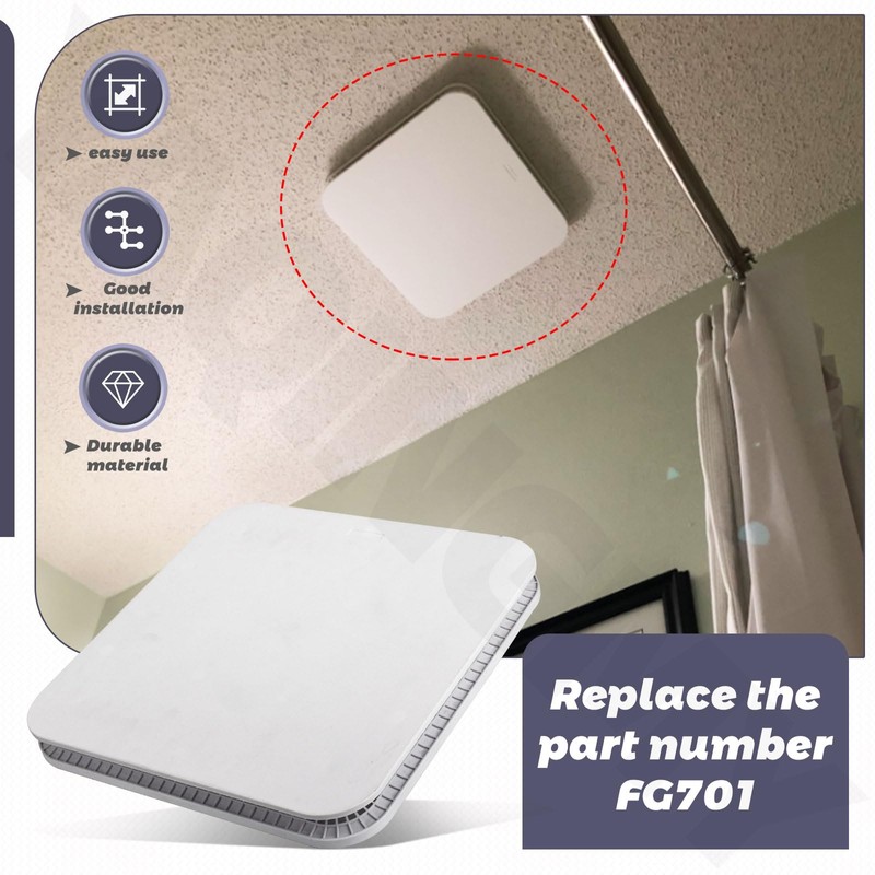 FG701S Universal Bathroom Exhaust Upgrade Grille Cover Compatible with Bro-an