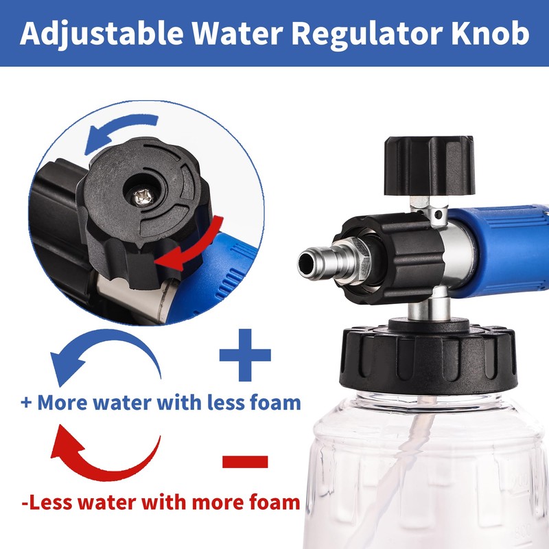 FENG PAI Foam Cannon for Pressure Washer with Dual Connector