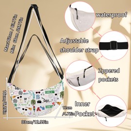 LEVLO Singer Album Crossbody Bag Singer Tour Fans Gift Song Concert Shoulder Bag Music Lover Merchandise, 13 22 Jz Bag