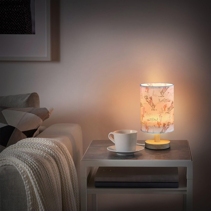 GOODOLD Cute Rodeo Cowgirl LED Table Lamp - Modern Minimalist