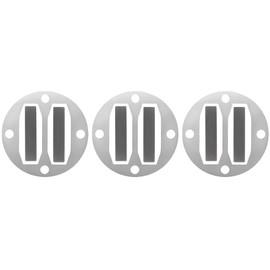 TWZKXC 3 Set 2.87“ Central Pneumatic Compressor Parts, for Central Pneumatic Harbor Freight Air Compressor Head Gasket Test kit Reed Valve Replacement, 68740 69667 67501(Silvery)
