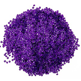 Trimming Shop - Cristales acrílicos morados para decoración de mesa, bodas, eventos, relleno de floreros, artes y manualidades, 4000 unidades