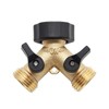Water Y Connector Brass Tight Connection High Temperature Resistance 2
