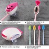 VADOO 6Pcs Toothbrush Head Cover Cap Suction Cup Toothbrush Case